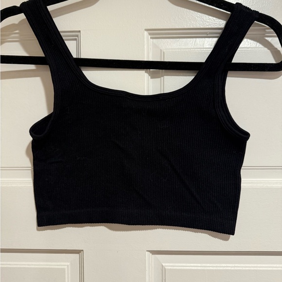 SWANK Black Ribbed Tank Top - Picture 3 of 4